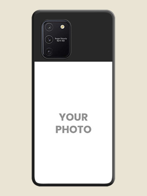 Custom Image Upload With Space Black Color On Custom Soft Matte Mobile Back Cover - Samsung Galaxy S10 Lite - alternate view