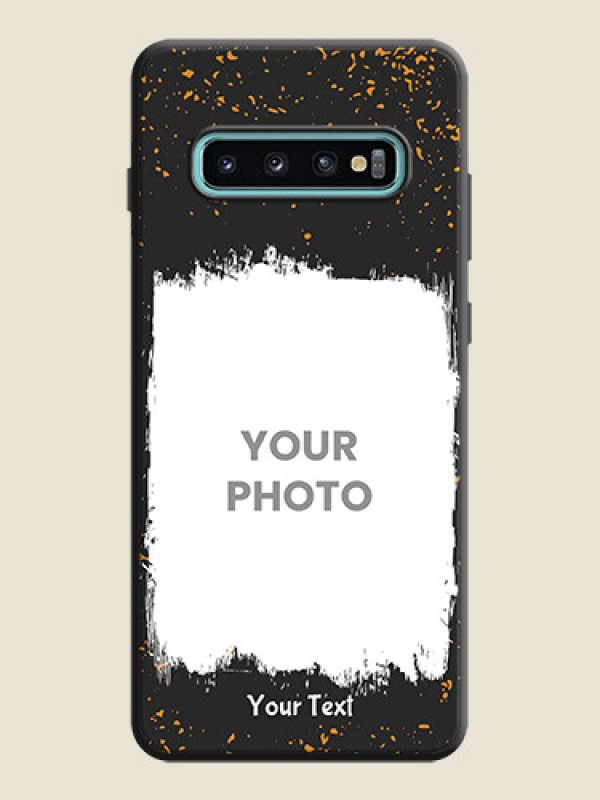 Custom Spray Free Design - Photo on Space Black Soft Matte Phone Cover - Galaxy S10 Plus - alternate view