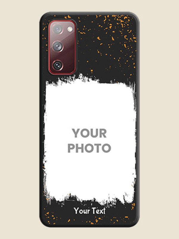 Custom Spray Free Design on Photo on Space Black Soft Matte Phone Cover - Galaxy S20 FE 5G - alternate view