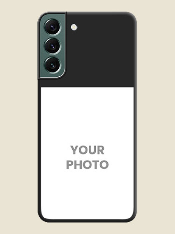 Custom Image Upload With Space Black Color On Custom Soft Matte Mobile Back Cover - Samsung Galaxy S22 Plus 5G - alternate view