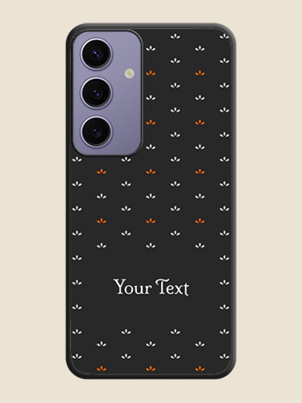 Custom Simple Pattern With Custom Text On Space Black Personalized Soft Matte Phone Covers - Galaxy S24 5G - alternate view