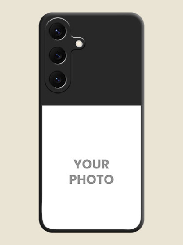 Custom Image Upload With Space Black Color On Custom Soft Matte Mobile Back Cover - Samsung Galaxy S25 5G - alternate view