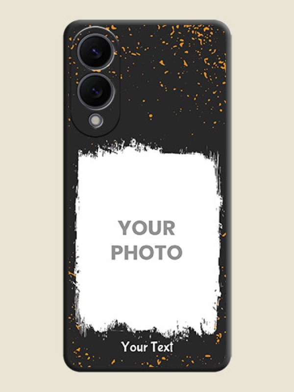 Custom Spray Free Design on Photo On Space Black Custom Soft Matte Mobile Back Cover - Samsung Galaxy S25 Edge 5G - alternate view