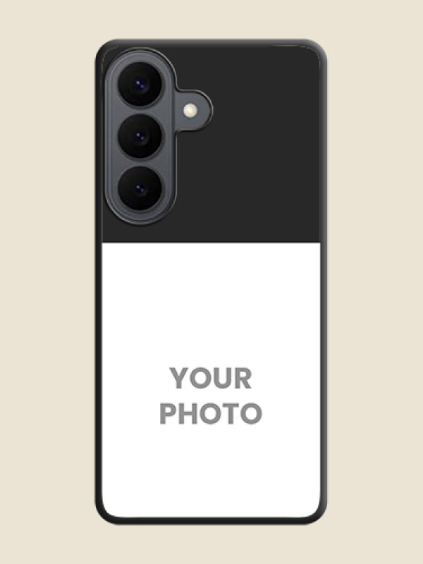 Custom Image Upload With Space Black Color On Custom Soft Matte Mobile Back Cover - Samsung Galaxy S26 5G - alternate view