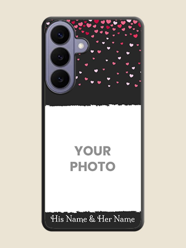 Custom Fall in Love with Your Partner on Photo On Space Black Custom Soft Matte Mobile Back Cover - Samsung Galaxy S26 Plus 5G - alternate view