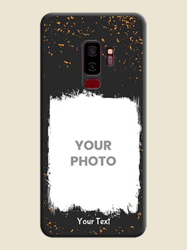 Custom Spray Free Design on Photo on Space Black Soft Matte Phone Cover - Galaxy S9 Plus - alternate view