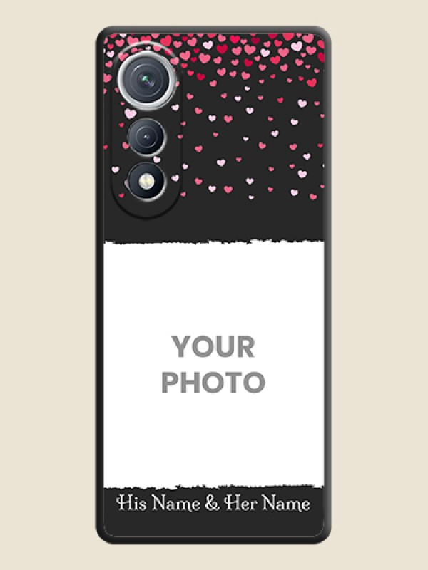 Custom Fall in Love with Your Partner on Photo On Space Black Custom Soft Matte Mobile Back Cover - Tecno Pova Curve 5G - alternate view
