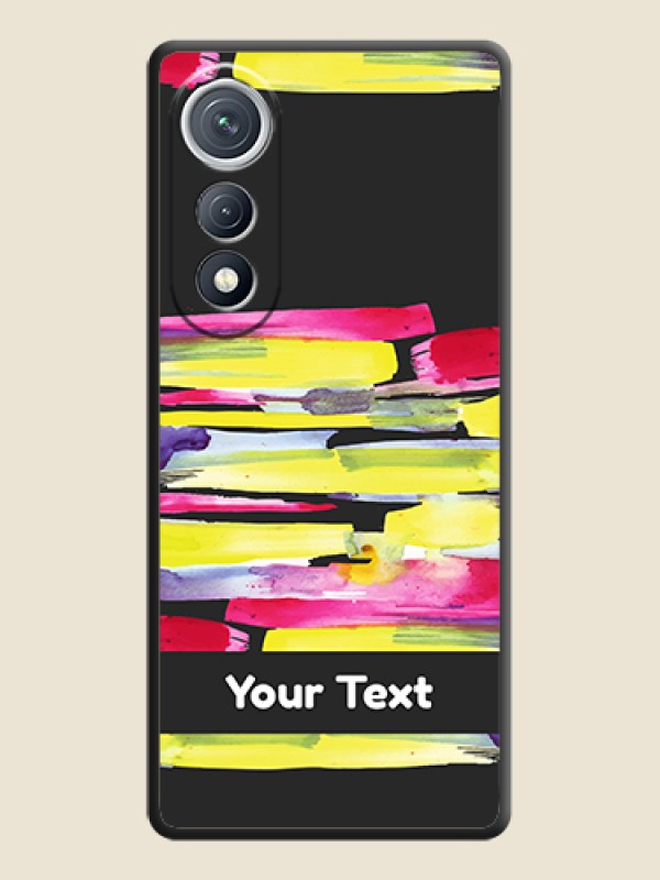 Custom Brush Coloured On Space Black Custom Soft Matte Mobile Back Cover - Tecno Pova Curve 5G - alternate view