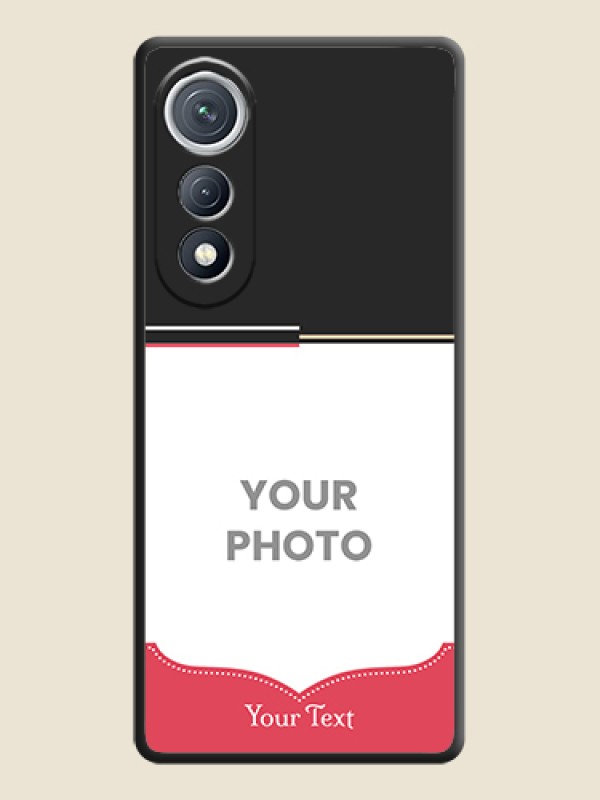 Custom Classic Plain Design with Name On Space Black Custom Soft Matte Mobile Back Cover - Tecno Pova Curve 5G - alternate view