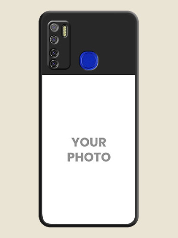 Custom Image Upload With Space Black Color On Custom Soft Matte Mobile Back Cover - Tecno Spark 5 Pro - alternate view