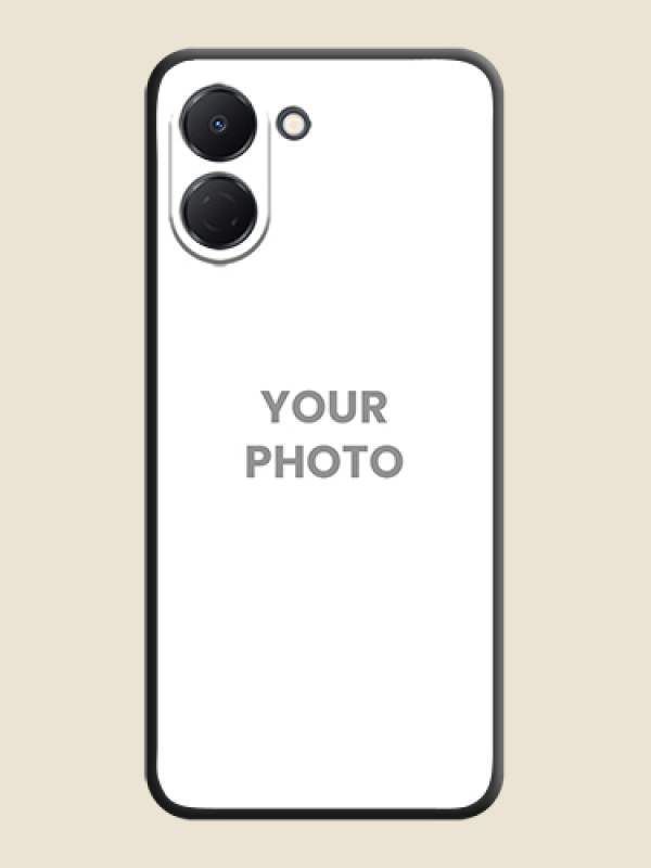 Custom Full Single Pic Upload On Space Black Custom Soft Matte Mobile Back Cover - Tecno Spark Go 3 - alternate view