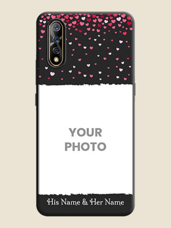 Custom Fall in Love with Your Partner  - Photo on Space Black Soft Matte Phone Cover - Vivo S1 - alternate view