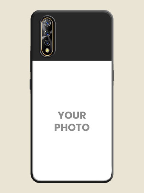 Custom Image Upload With Space Black Color On Custom Soft Matte Mobile Back Cover - Vivo S1 - alternate view