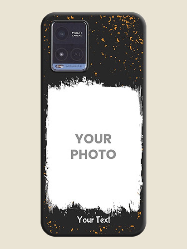 Custom Spray Free Design on Photo on Space Black Soft Matte Phone Cover - Vivo T1x - alternate view