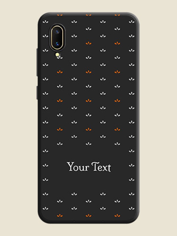 Custom Simple Pattern With Custom Text On Space Black Personalized Soft Matte Phone Covers -Vivo V11 Pro - alternate view