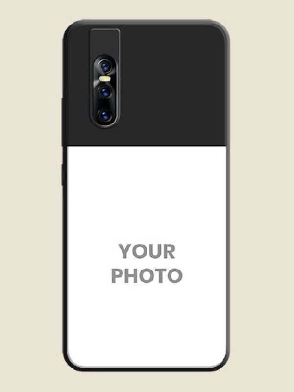 Custom Image Upload With Space Black Color On Custom Soft Matte Mobile Back Cover - Vivo V15 Pro - alternate view
