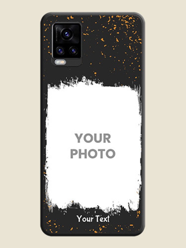 Custom Spray Free Design on Photo on Space Black Soft Matte Phone Cover - Vivo V20 Pro 5G - alternate view