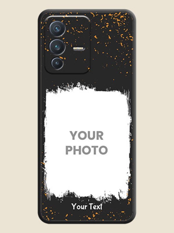 Custom Spray Free Design on Photo on Space Black Soft Matte Phone Cover - Vivo V23 5G - alternate view