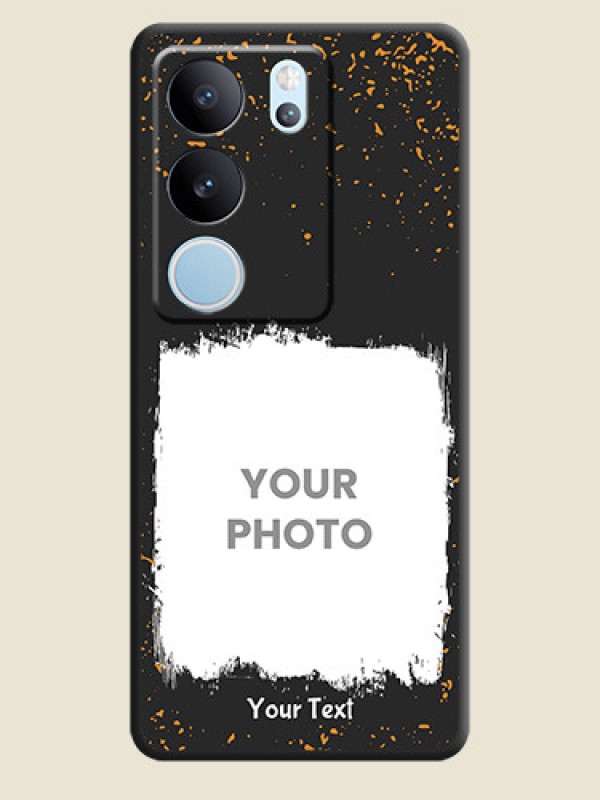 Custom Spray Free Design on Photo On Space Black Custom Soft Matte Mobile Back Cover - Vivo V29 Pro 5G - alternate view