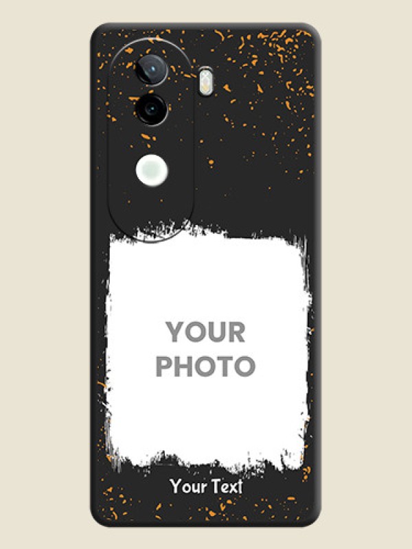 Custom Spray Free Design on Photo On Space Black Custom Soft Matte Mobile Back Cover - Vivo V40e 5G - alternate view