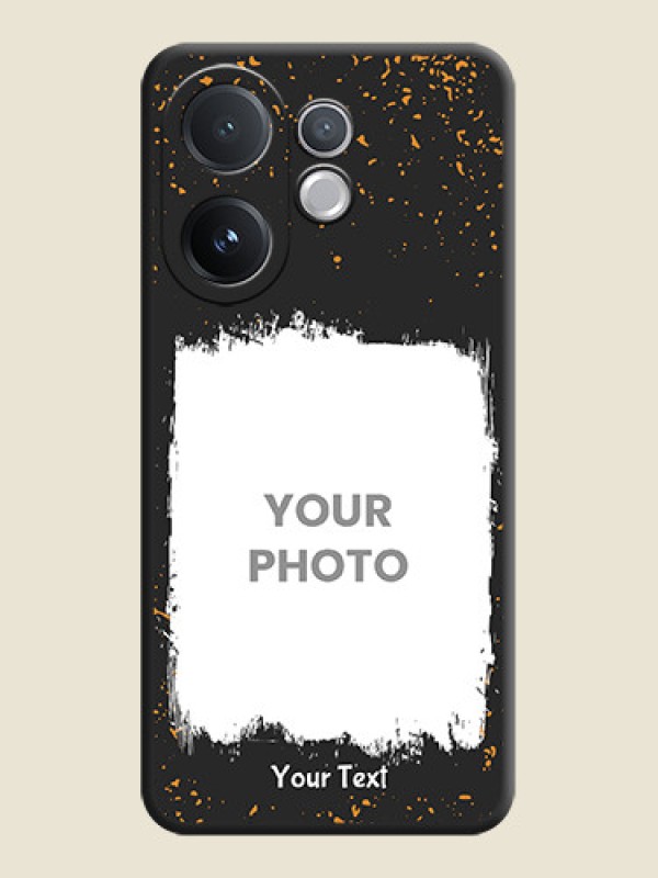 Custom Spray Free Design on Photo On Space Black Custom Soft Matte Mobile Back Cover - Vivo V60 5G - alternate view