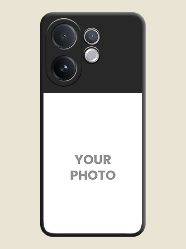 Custom Image Upload With Space Black Color On Custom Soft Matte Mobile Back Cover - Vivo V60 5G - alternate view