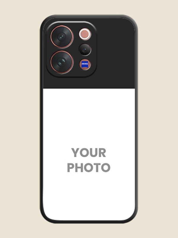Custom Image Upload With Space Black Color On Custom Soft Matte Mobile Back Cover - Vivo V70 5G - alternate view