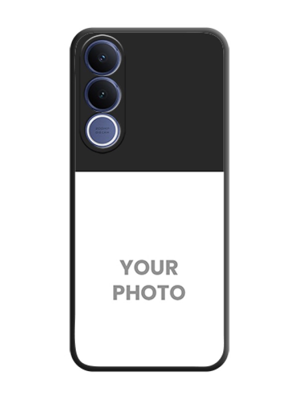 Custom Image Upload With Space Black Color On Custom Soft Matte Mobile Back Cover - Vivo V70 Fe 5G - alternate view