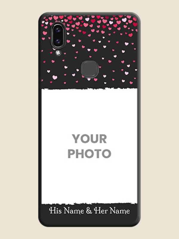 Custom Fall in Love with Your Partner  on Photo on Space Black Soft Matte Phone Cover - Vivo V9 Pro - alternate view