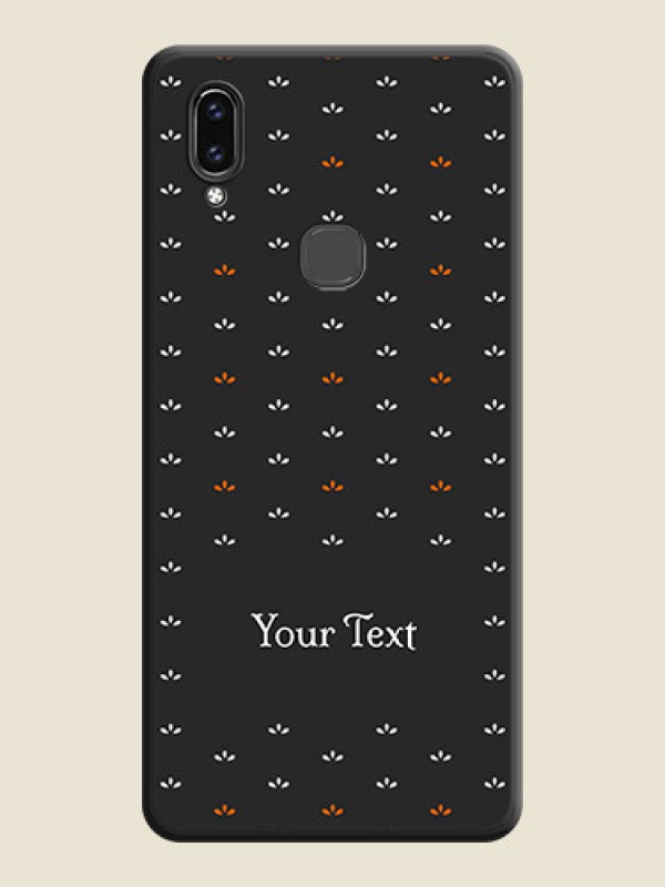 Custom Simple Pattern With Custom Text On Space Black Personalized Soft Matte Phone Covers -Vivo V9 Pro - alternate view