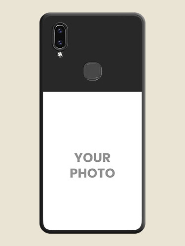 Custom Image Upload With Space Black Color On Custom Soft Matte Mobile Back Cover - Vivo V9 Pro - alternate view