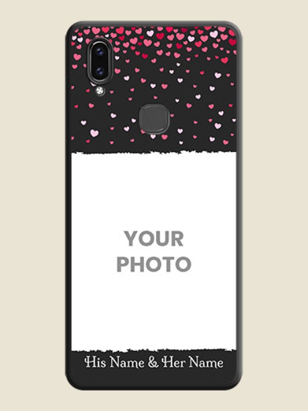 Custom Fall in Love with Your Partner  on Photo on Space Black Soft Matte Phone Cover - Vivo V9 - alternate view