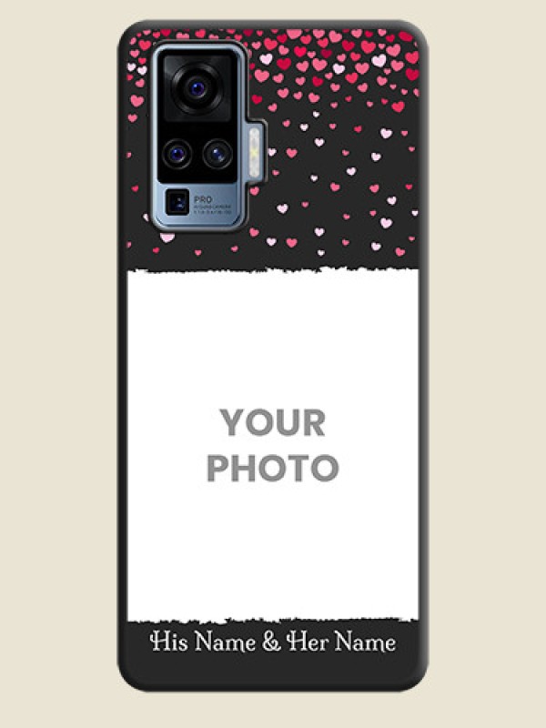 Custom Fall in Love with Your Partner  - Photo on Space Black Soft Matte Phone Cover - Vivo X50 Pro 5G - alternate view