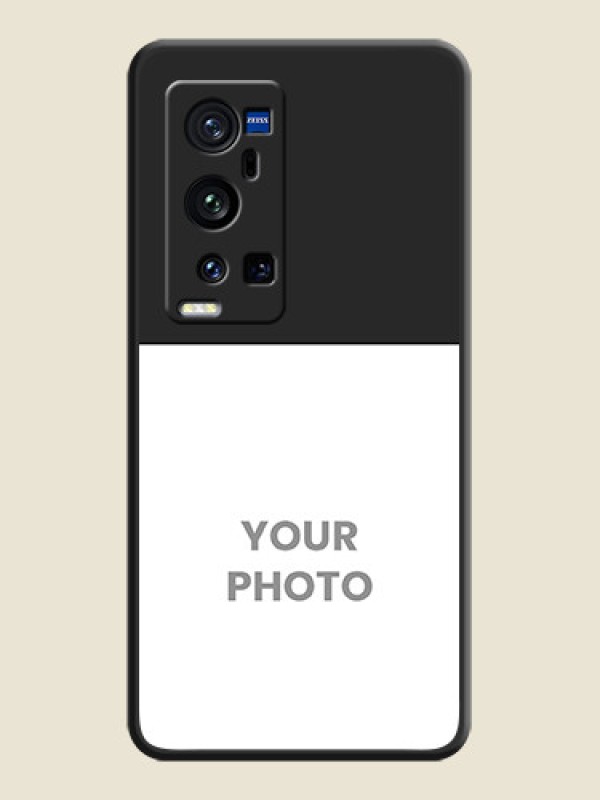 Custom Image Upload With Space Black Color On Custom Soft Matte Mobile Back Cover - Vivo X60 Pro Plus 5G - alternate view