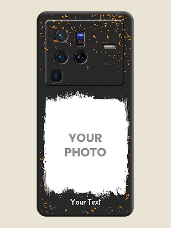 Custom Spray Free Design on Photo on Space Black Soft Matte Phone Cover - Vivo X80 Pro 5G - alternate view