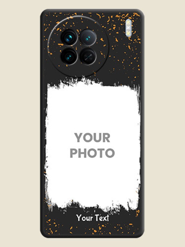 Custom Spray Free Design on Photo on Space Black Soft Matte Phone Cover - Vivo X90 5G - alternate view