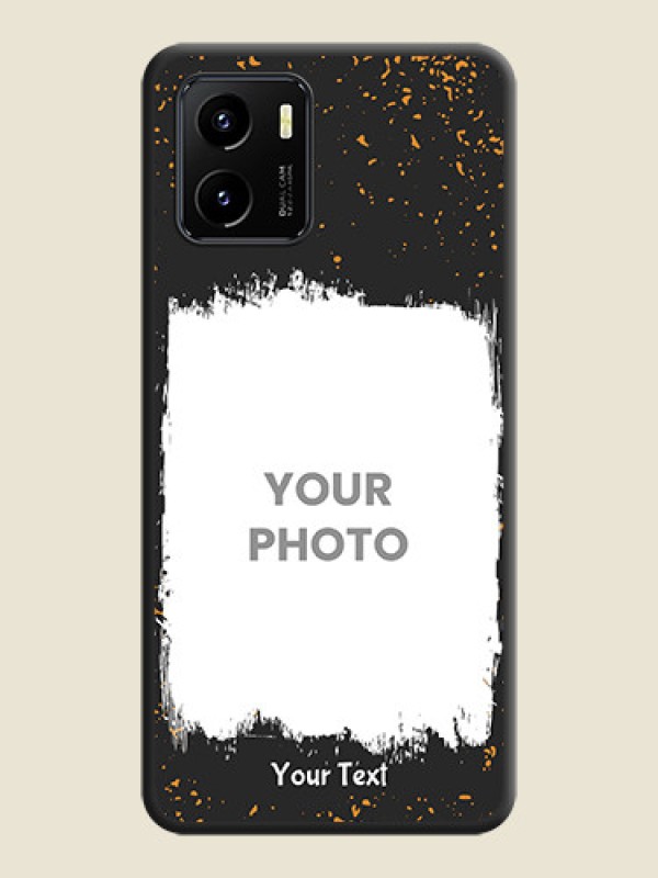 Custom Spray Free Design on Photo on Space Black Soft Matte Phone Cover - Vivo Y15s - alternate view