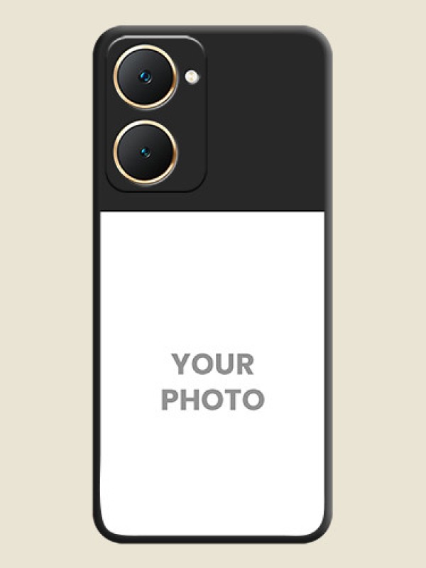 Custom Image Upload With Space Black Color On Custom Soft Matte Mobile Back Cover - Vivo Y18E - alternate view