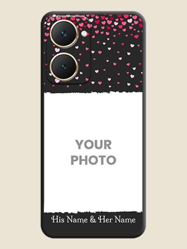 Custom Fall in Love with Your Partner on Photo On Space Black Custom Soft Matte Mobile Back Cover - Vivo Y18i - alternate view
