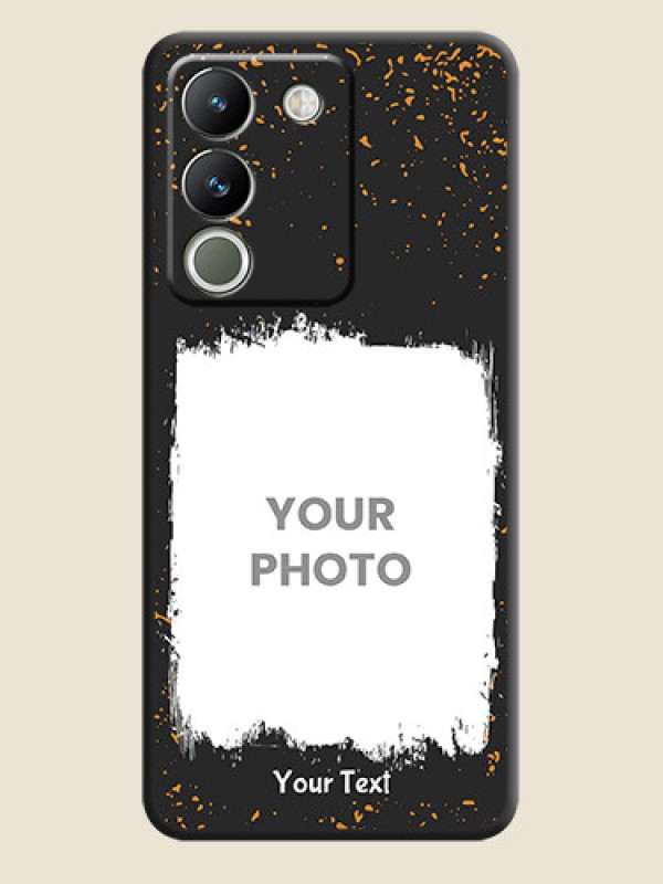 Custom Spray Free Design on Photo On Space Black Custom Soft Matte Mobile Back Cover - Vivo Y200 5G - alternate view