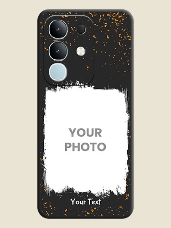 Custom Spray Free Design on Photo On Space Black Custom Soft Matte Mobile Back Cover - Vivo Y31 Pro 5G - alternate view