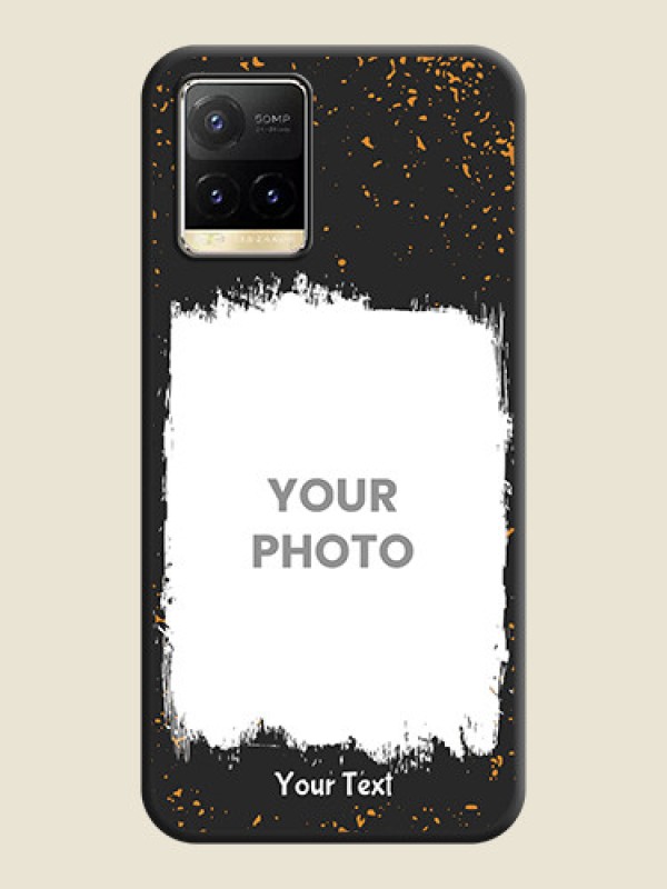 Custom Spray Free Design on Photo on Space Black Soft Matte Phone Cover - Vivo Y33T - alternate view