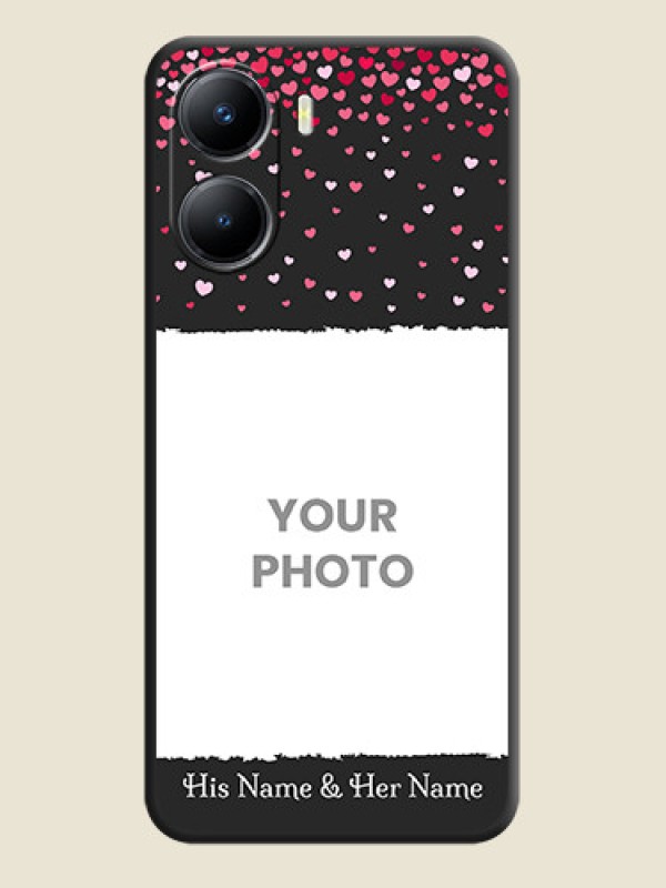 Custom Fall in Love with Your Partner  on Photo on Space Black Soft Matte Phone Cover - Vivo Y56 5G - alternate view