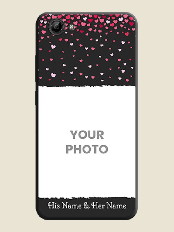 Custom Fall in Love with Your Partner  - Photo on Space Black Soft Matte Phone Cover - Vivo Y71 - alternate view