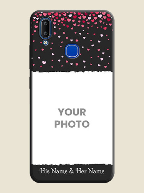 Custom Fall in Love with Your Partner  - Photo on Space Black Soft Matte Phone Cover - Vivo Y91 - alternate view