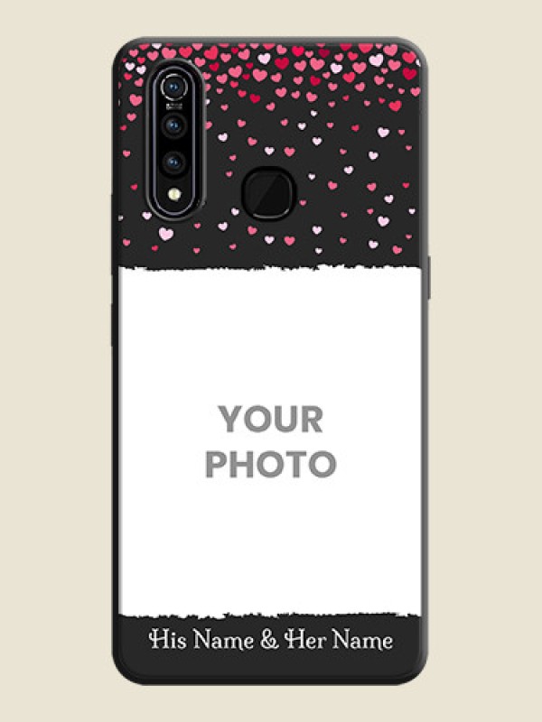Custom Fall in Love with Your Partner  - Photo on Space Black Soft Matte Phone Cover - Vivo Z1 Pro - alternate view