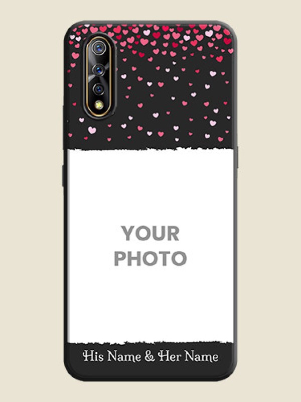 Custom Fall in Love with Your Partner  - Photo on Space Black Soft Matte Phone Cover - Vivo Z1X - alternate view