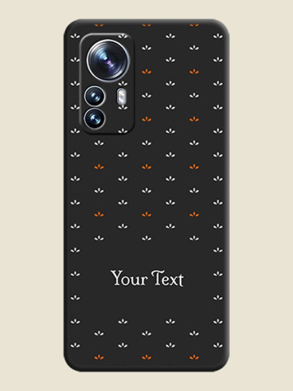 Custom Simple Pattern With Custom Text On Space Black Personalized Soft Matte Phone Covers -Xiaomi 12 Pro 5G - alternate view