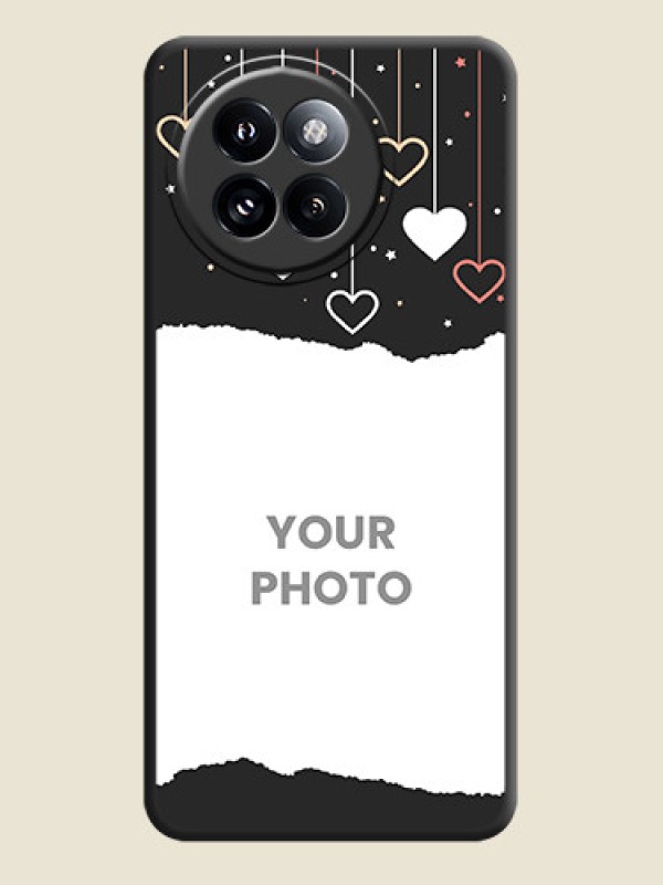 Custom Love Hangings with Splash Wave Picture On Space Black Custom Soft Matte Mobile Back Cover - Xiaomi 14 Civi - alternate view