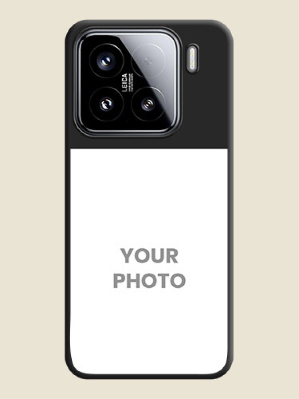 Custom Image Upload With Space Black Color On Custom Soft Matte Mobile Back Cover - Xiaomi 15 5G - alternate view